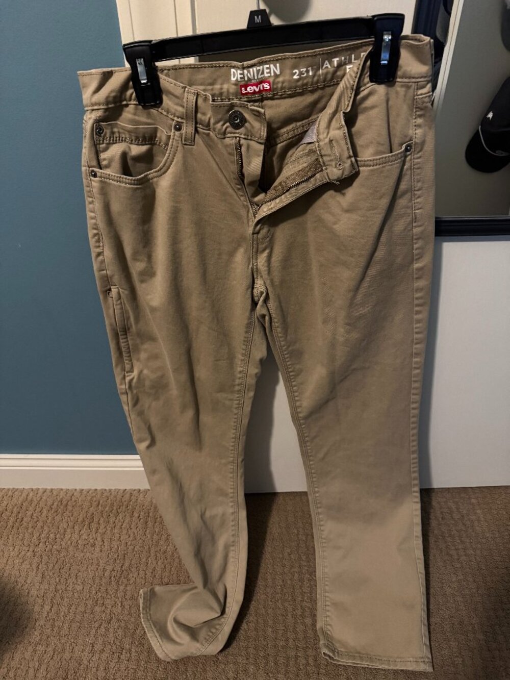 Levi Denizen Khaki Pants 30x32 231 Athletic Fit